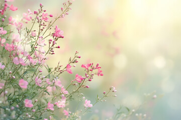 Pink Bliss: A Journey Through Wildflowers and Soft Floral Designs