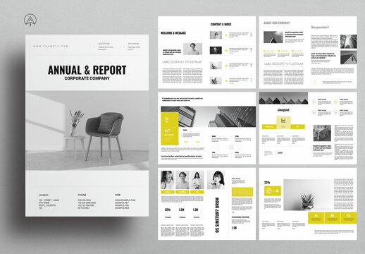 Annual Report Brochure Template