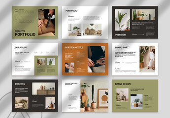 Creative Portfolio Brochure Landscape Template