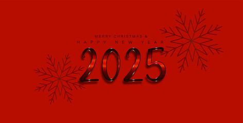 A stunning design for Christmas and New Year 2025
