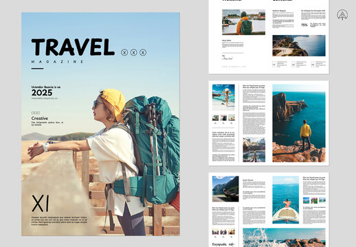 Travel Magazine Template