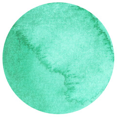 Watercolor hand painted circles texture. Watercolour circle elements for design.