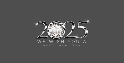 A Stunning Illustration Design for New Year 2025