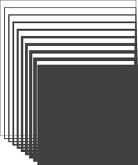 Square black gradient frame with blended line effect. Geometric shape