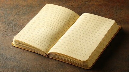 Open Blank Page in Warm Evening Light