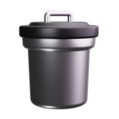 garbage can 3d Render Icons
