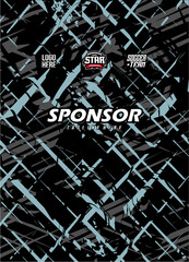 Abstract jersey design for sublimation sport t shirt