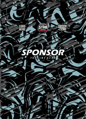 Abstract jersey design for sublimation sport t shirt