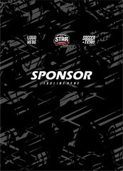 Abstract jersey design for sublimation sport t shirt