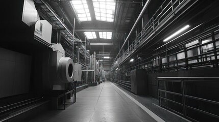 Obraz premium the interior of a modern factory