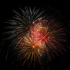 Fototapeta premium fireworks in the sky