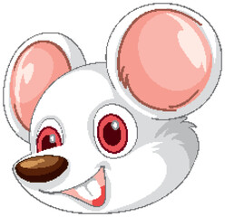Cheerful Cartoon Mouse Illustration