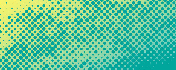 Green halftone background design vector