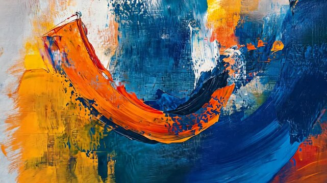 Abstract art with vibrant colors