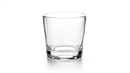 A clear glass showcasing its elegant design, perfect for beverages, cocktails, or decorative use in any setting.