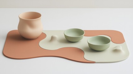 Modern Tableware Design with Minimalist Aesthetic