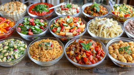 Organizing a Potluck Dinner: Create a sense of community by hosting a potluck dinner, where friends contribute their favorite dishes for a fun and friendly gathering.
