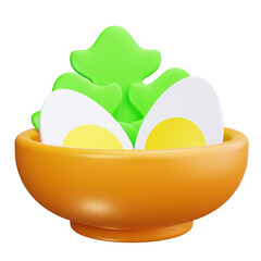 Salad Bowl 3d Render Icons