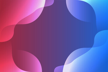 Pink And Blue Abstract Background Style