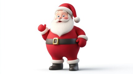 Obraz premium Santa Claus Cartoon Character