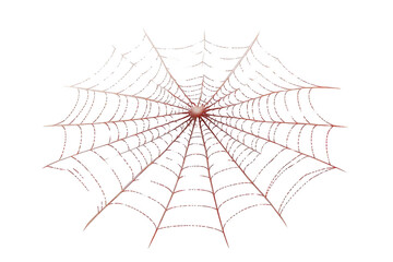 Fototapeta premium Intricate Spider Web Design - A Transparent Object in the Night