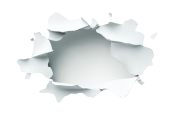 Ripped Paper with a Hole: A Transparent Object for Your Designs