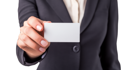 Businessperson exchanging contact information, networking and building professional connections