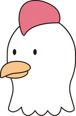 chicken cute vector