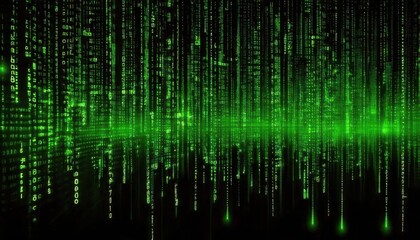 Fototapeta premium abstract binary code matrix background