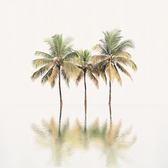 coconut tree along canal
