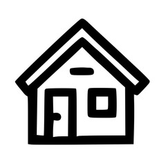 House icon isolated on white background. House simple icon. Vector illustration