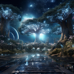 Obraz premium Fantastic forest