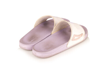 sandals color purple isolated on white background