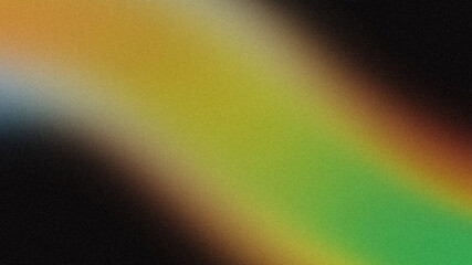 Dark colour flow grainy gradient background. Abstract orange blue green colour noisy gradient, wave shaped, Vibrant colors flowing, website header design, cover, banner, poster