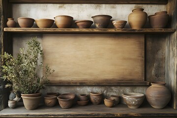 clay pots on the market