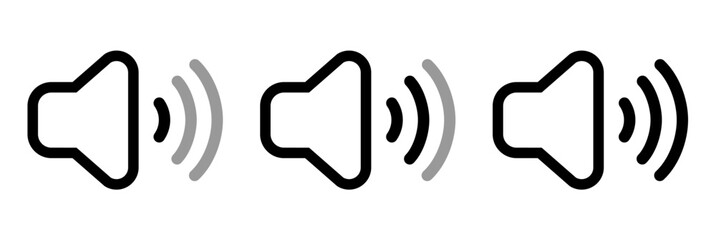 sound audio volume level icon