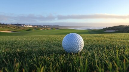 Golf Ball on Green