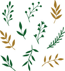 seamless background with leaves