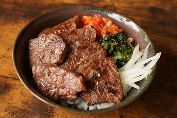 牛ハラミ　ビビンバ風　牛肉