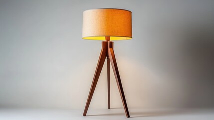 Floor Lamp with Tripod Stand