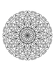 Mandalas Adults Coloring Pages Book