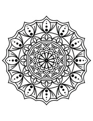Mandalas Adults Coloring Pages Book
