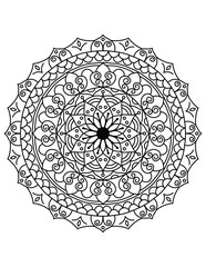 Mandalas Adults Coloring Pages Book