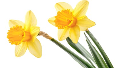 A Single White Narcissus Flower