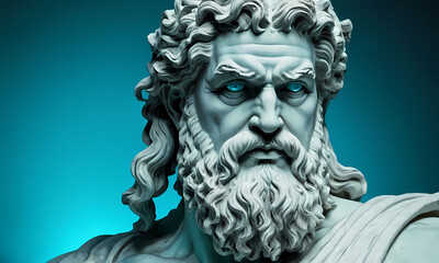 Fototapeta premium ZEUS - god of sky and thunder.