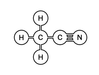 acetonitrile molecular icon