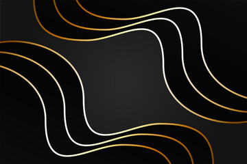 Yellow Luxury Abstract Background Style