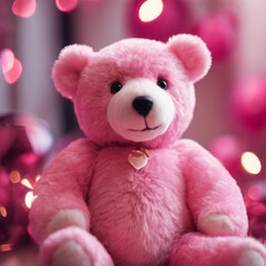 Fototapeta premium Pink Teddy Bear