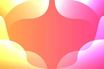 Yellow And Pink Abstract Background