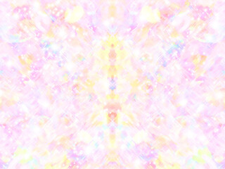 Fototapeta premium Mystical Pink Symmetrical Sparkle Background（キラキラしたピンクの神秘的な左右対称の背景）
